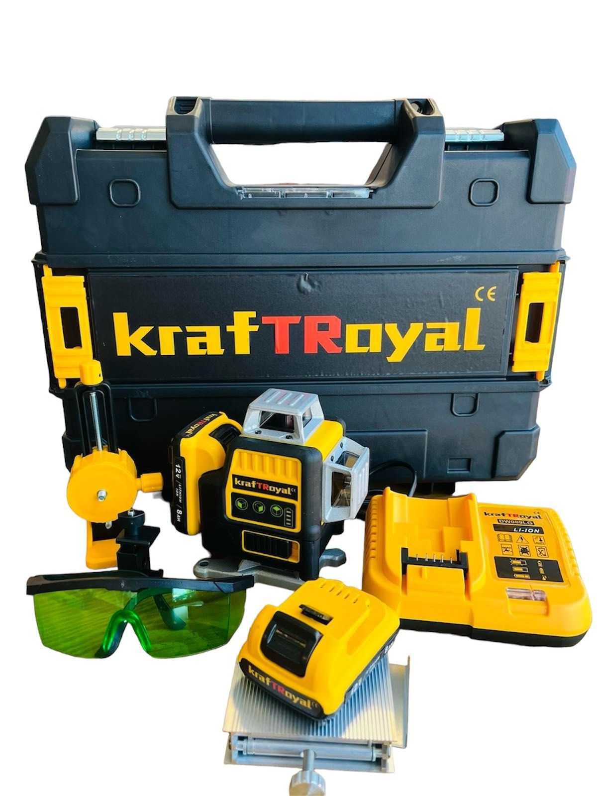 4D Лазерен Нивелир KRAFT ROYAL с 16 Линии