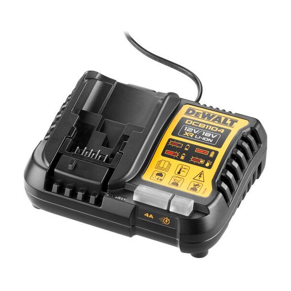 Комплект батерии и зарядно устройство DeWALT DCB1104P2, 18V, 5Ah