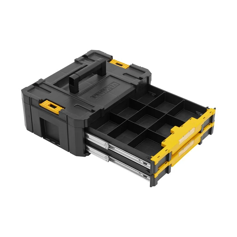 Куфар за инструменти с 2 чекмеджета DEWALT DWST1-70706 TSTAK, 440x314x176 mm