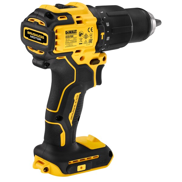 Акумулаторен ударен винтоверт DeWALT DCD709N, 18 V, 65 Nm