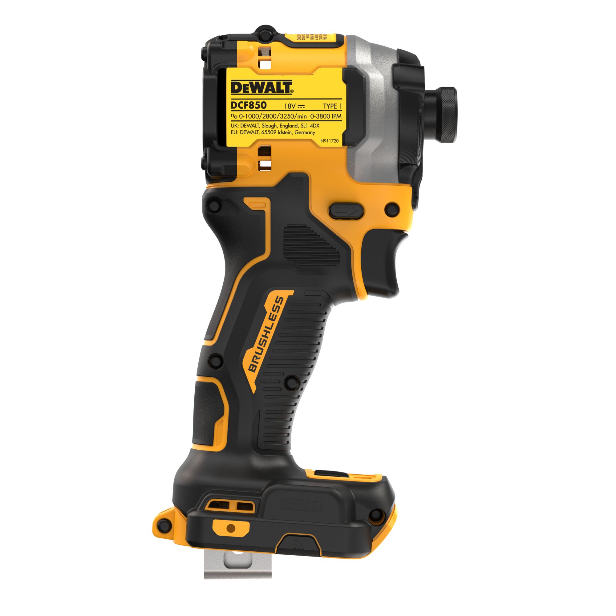 Акумулаторен ударен винтоверт DeWALT DCF850N, 18 V, 205 Nm