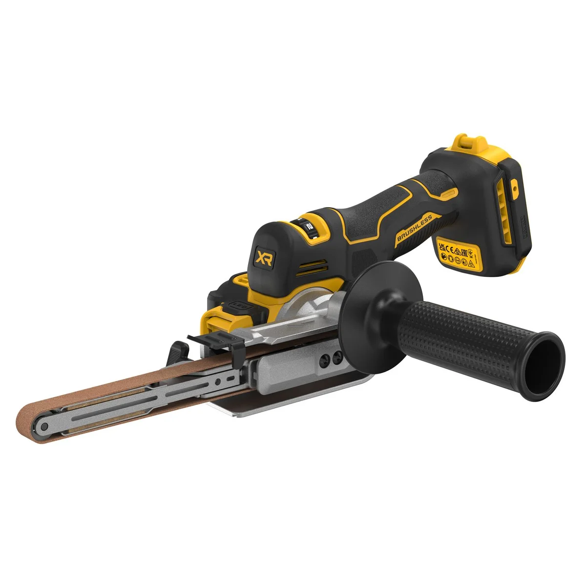 Акумулаторен лентов шлайф DeWALT DCM200E2T, 18V, 457 x 13 mm