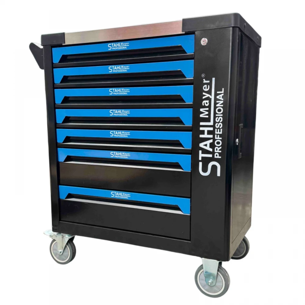 Професионален шкаф с инструменти 251 части, STAHLMAYER - BLUE, SM-251B