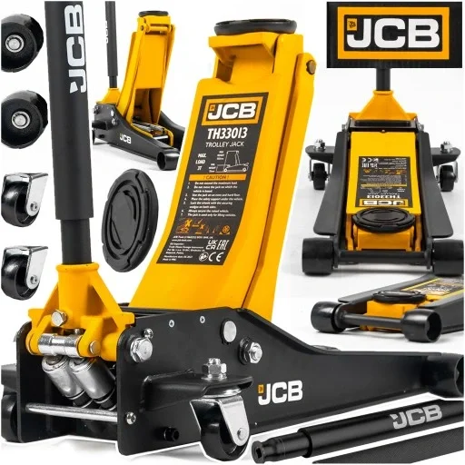 КРИК 3 ТОНА КРОКОДИЛ НИСКОПРОФИЛЕН С 2 ПОМПИ, 77-505 ММ JCB TH33013