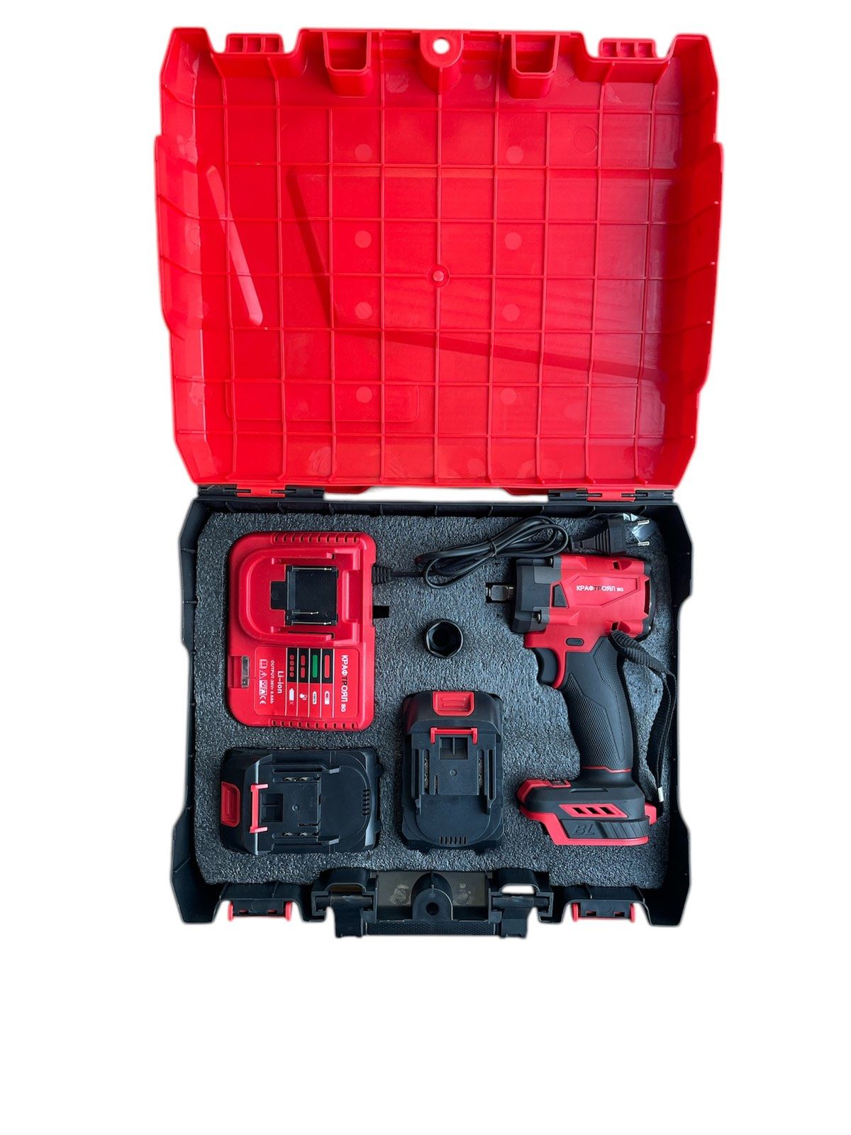 Акумулаторен гайковерт 36V 8Ah KraftRoyal Red Mx Fuel
