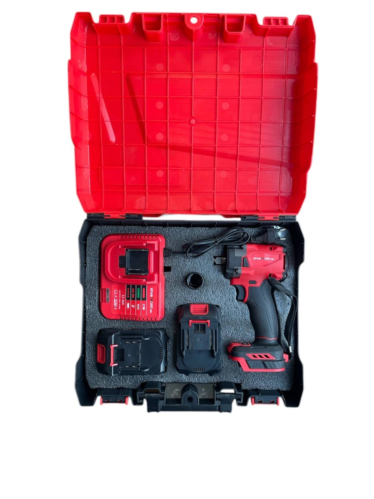 Акумулаторен гайковерт 36V 8Ah KraftRoyal Red Mx Fuel