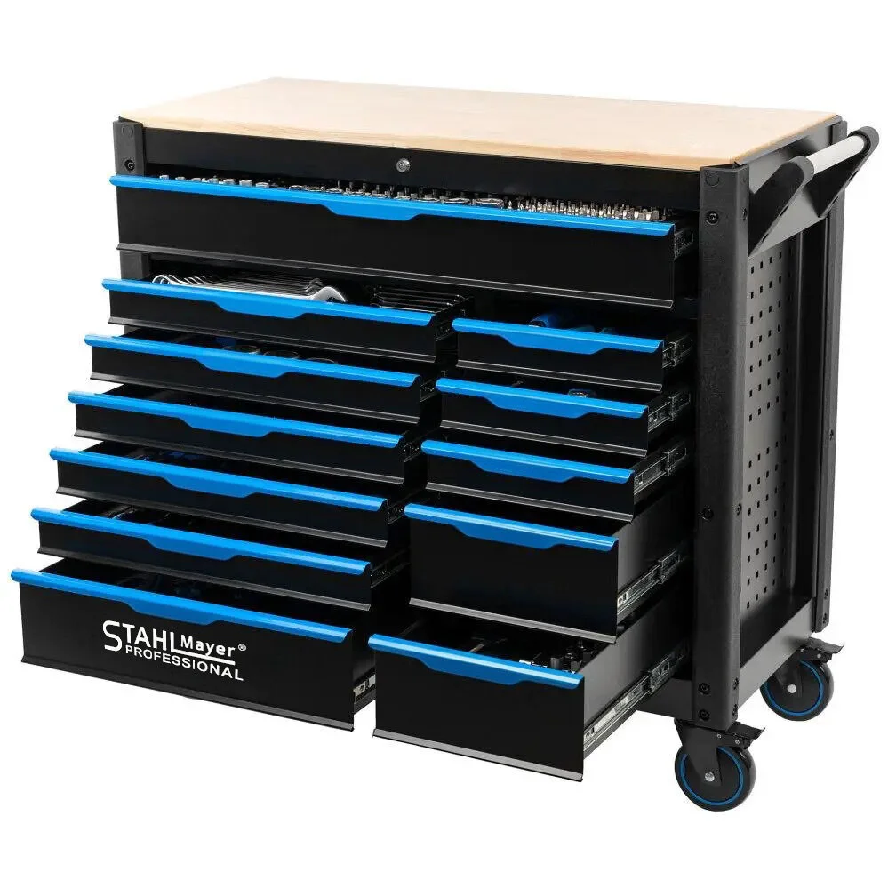 Количка с инструменти 501 части STAHLMAYER JUMBO XXL