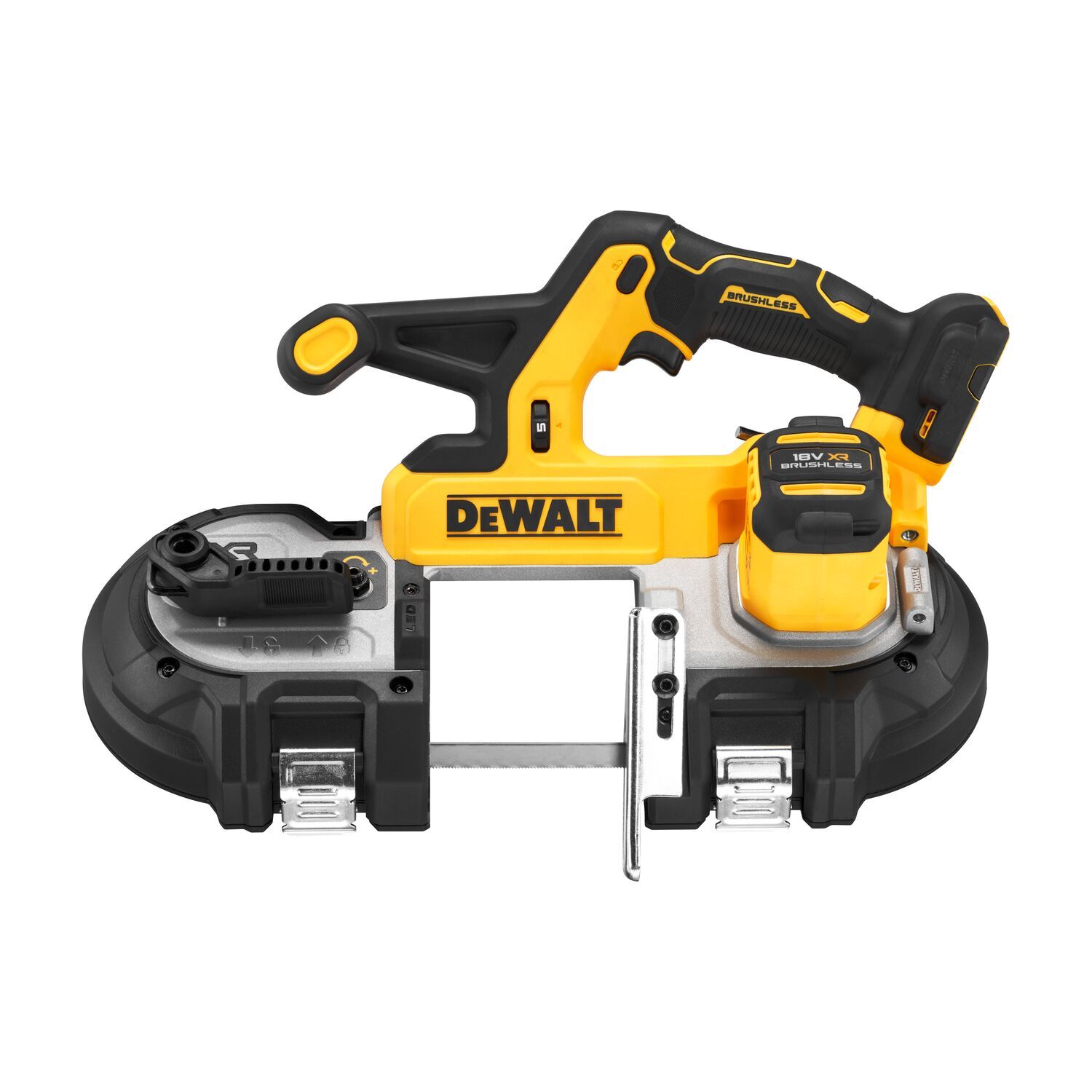 Акумулаторен лентов трион DeWALT DCS378N, 18V, 86mm