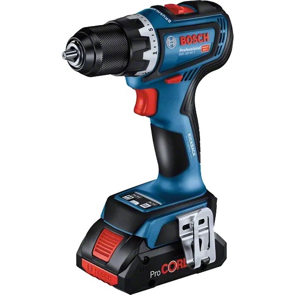 Акумулаторен винтоверт BOSCH GSR 18V-90 C, 18 V, 64 Nm