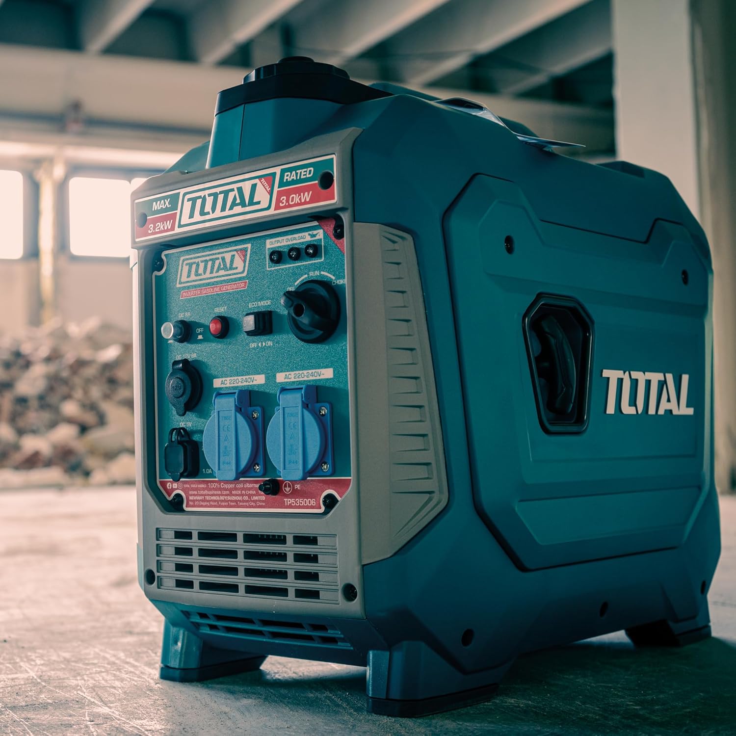 Инверторен бензинов генератор TOTAL INDUSTRIAL, 3.3 kW