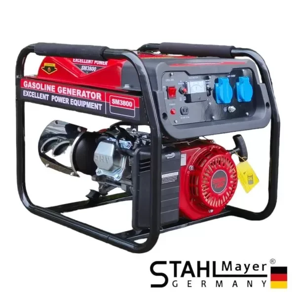 Немски четиритактов монофазен генератор за ток STAHLMAYER 3,8kW - Агрегат