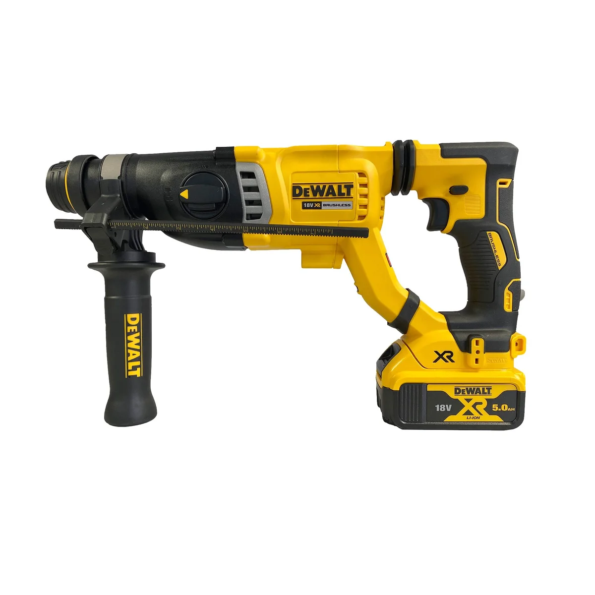 Комплект акумулаторни машини, винтоверт, ъглошлайф, перфоратор DEWALT DCK327P2T, 18V