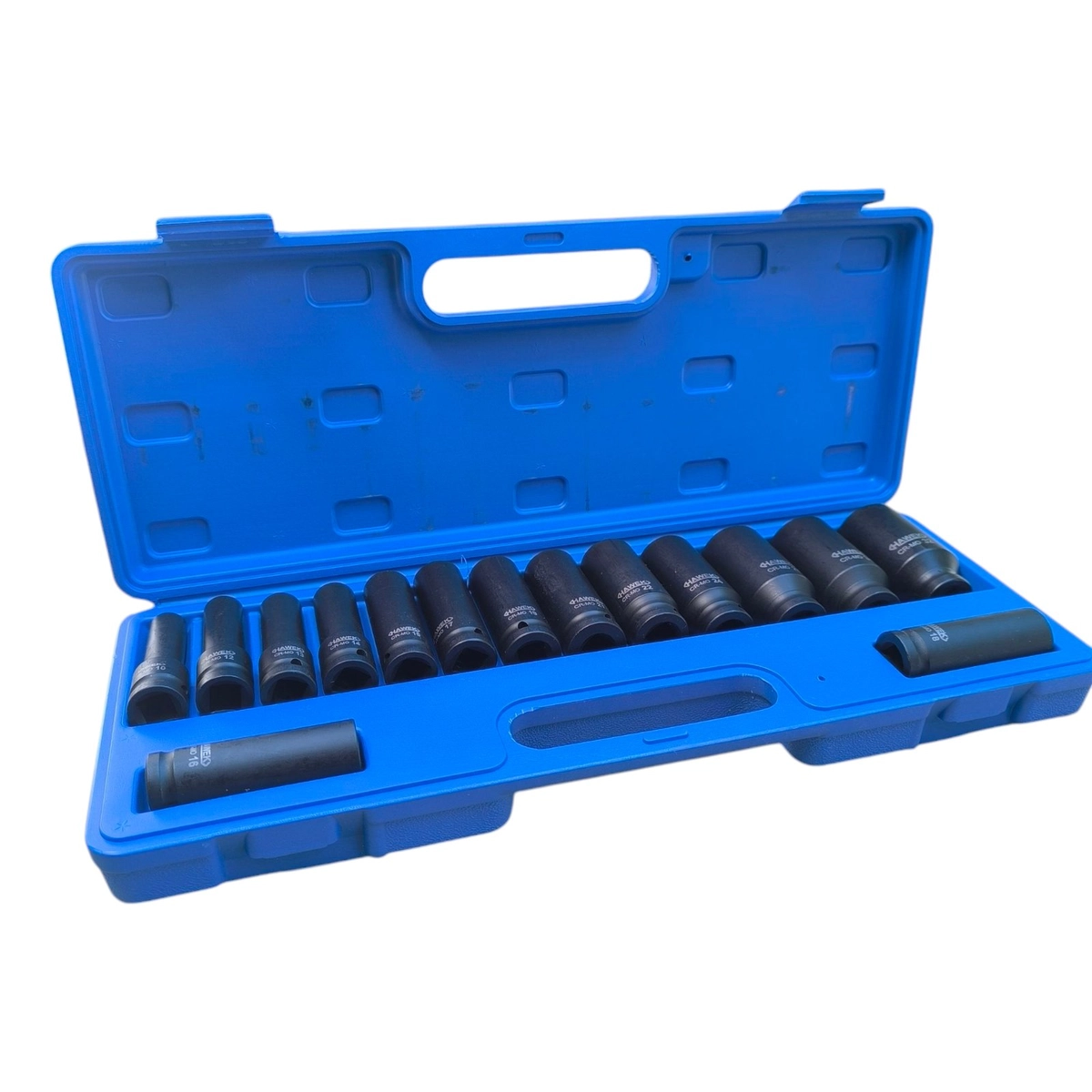 Вложки 1/2″ УДЪЛЖЕНИ 12стенни , 15 ЧАСТИ HAWEK
