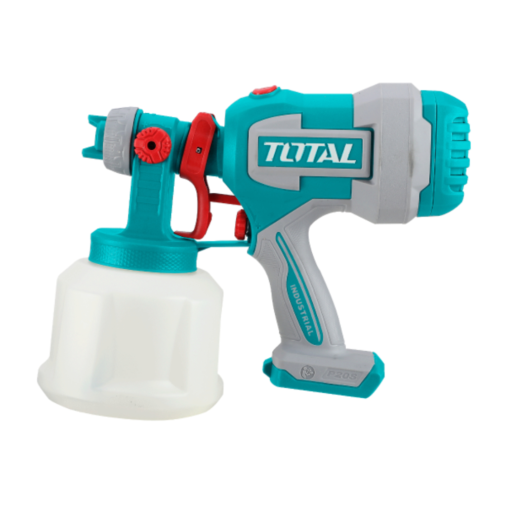 Акумулаторен пистолет за боядисване TOTAL, 20 V, 1 L, без батерия