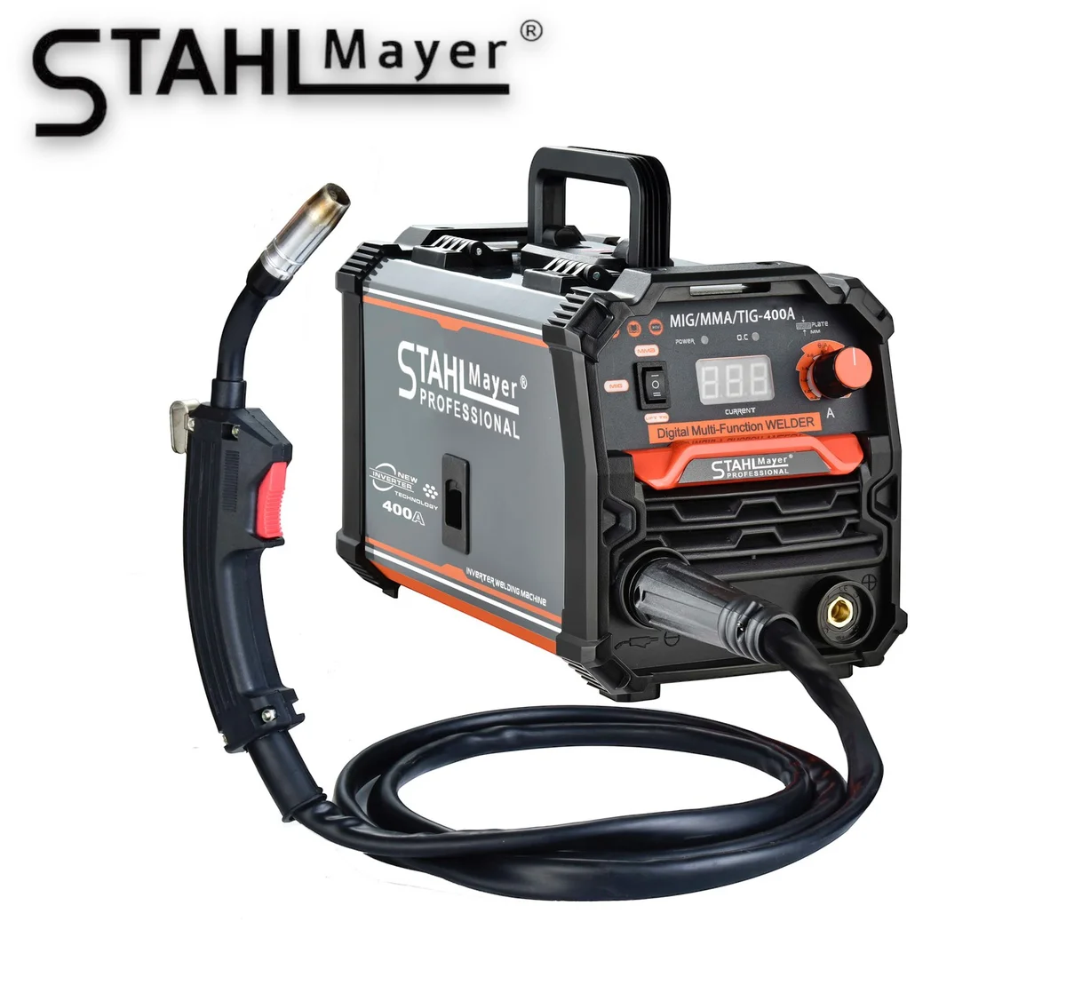 Телоподаващ апарат MIG, MAG, MMA за заваряване без газ 400А STAHLMAYER-Pro