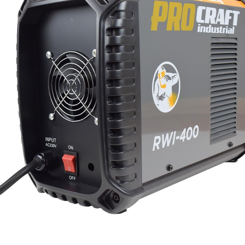 Инверторен електрожен 200 А, PROCRAFT RWI-400, електроди 1.6 - 6.0 мм 3Г ГАРАНЦИЯ