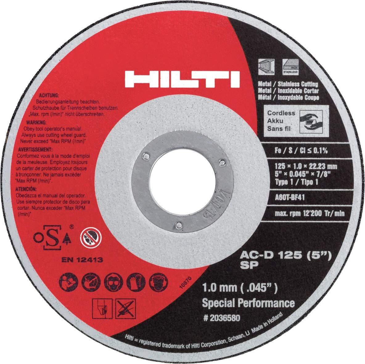 Диск за метал  115mm HILTI