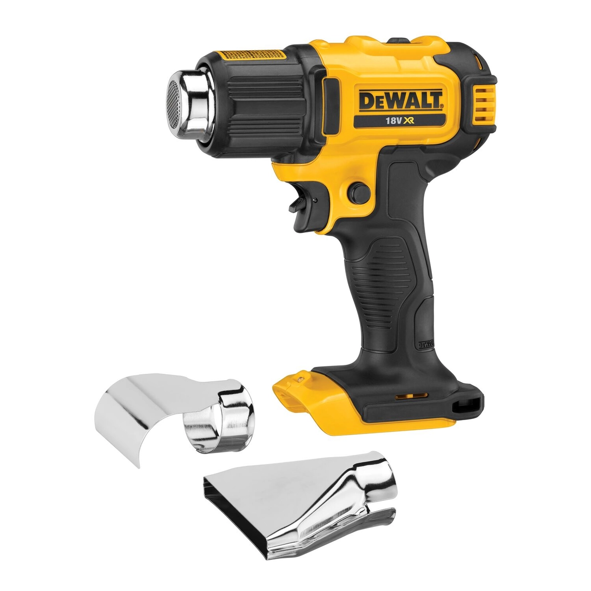 Акумулаторен пистолет за горещ въздух DeWALT DCE530N, 18V, 530°C