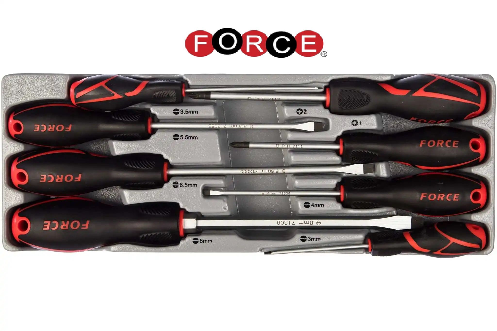 К-т отвертки 8части FORCE
