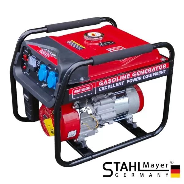 Немски четиритактов монофазен генератор за ток STAHLMAYER  3,8kW - Агрегат