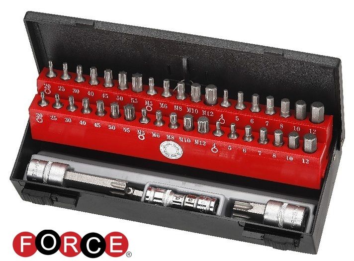 К-т накрайници  TORX, M, Имбуси,  44части
