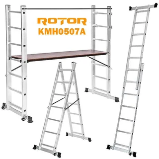 Алуминиево скеле и стълба ROTOR KMH0507A