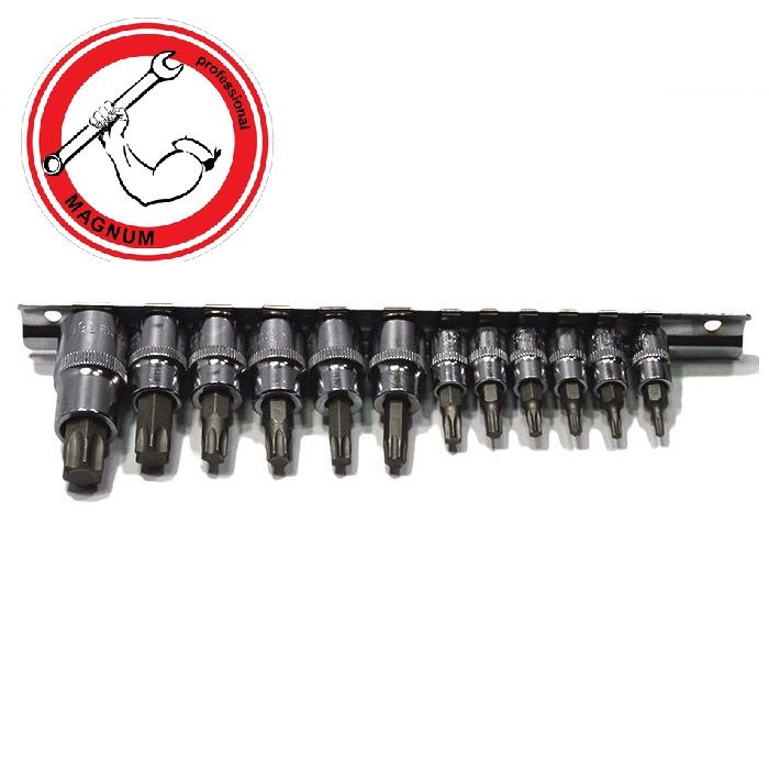 К-т вложки TORX 1/4, 3/8, 1/2  12 части