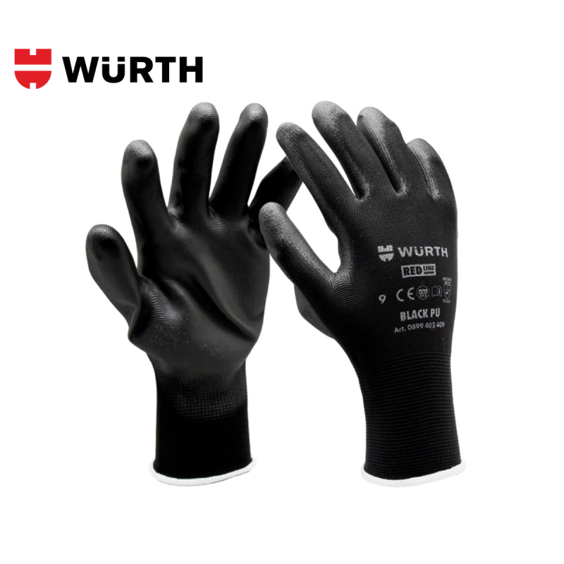 Работни Ръкавици латексови WURTH 9'' 12БР