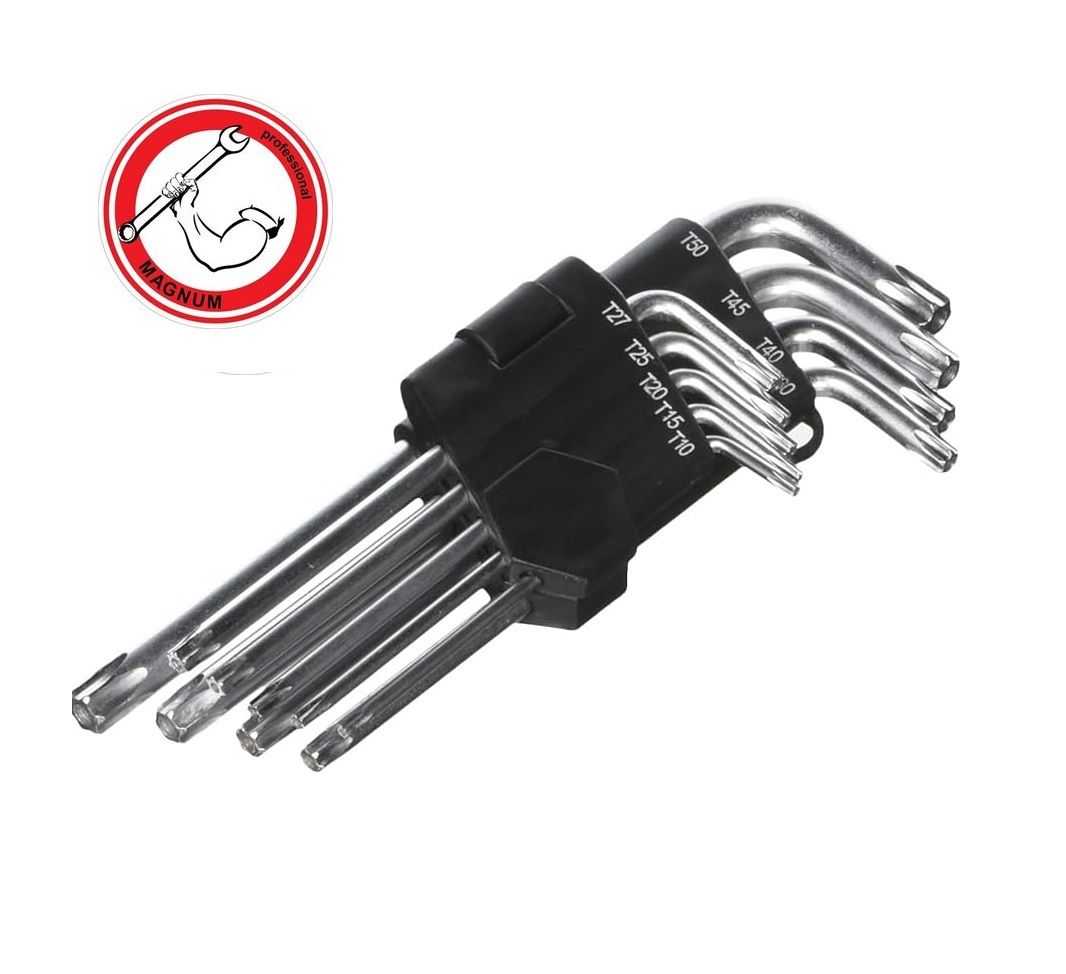 Имбуси геобразни  средни TORX от T10 до T50 9части
