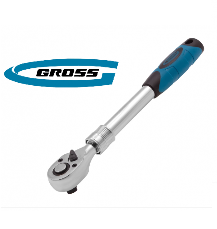 ТРЕСЧОТКА 3/8 телескопична 215-315мм GROSS