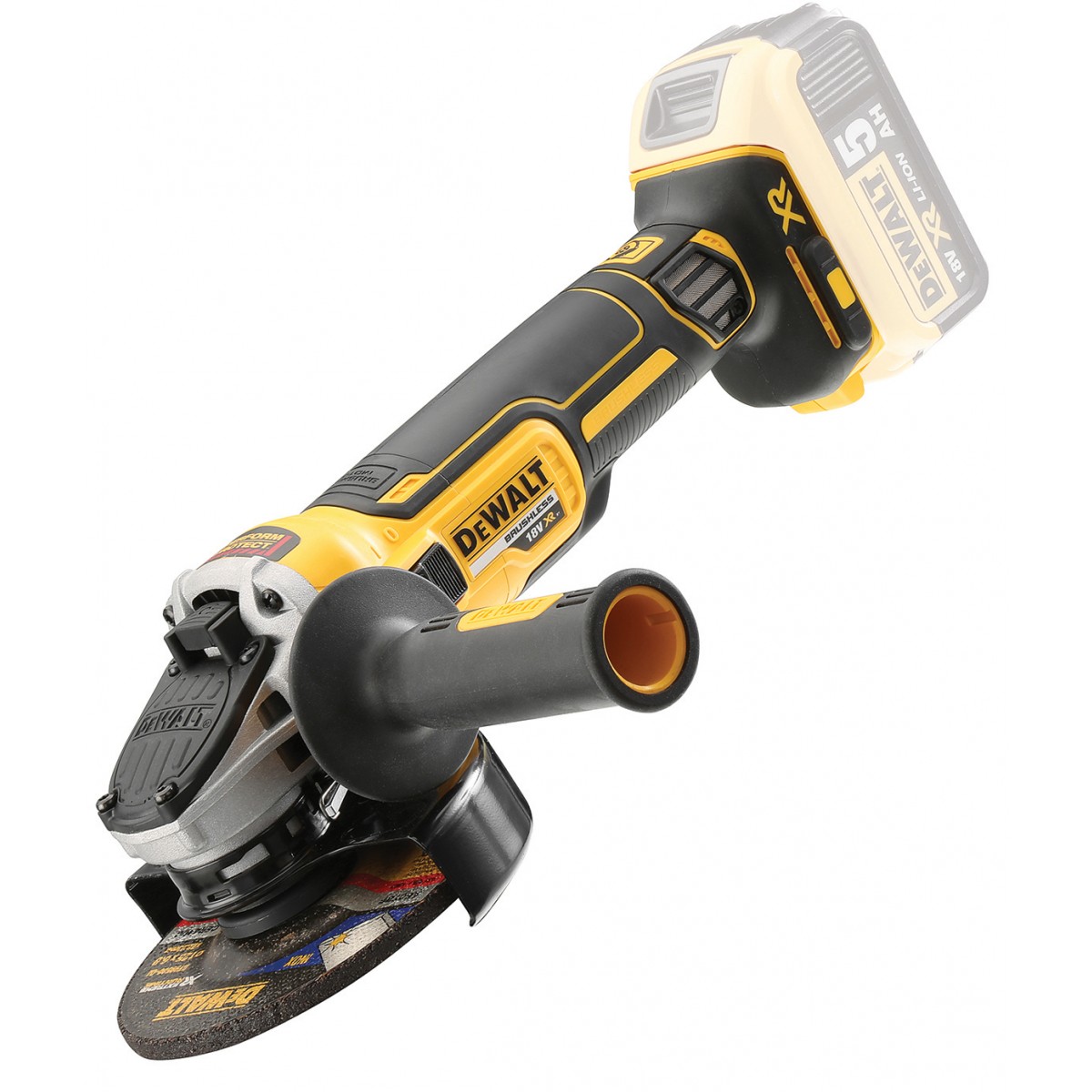Акумулаторен ъглошлайф DeWALT DCG405NT , 18V, Ø 125, 9000 min¹