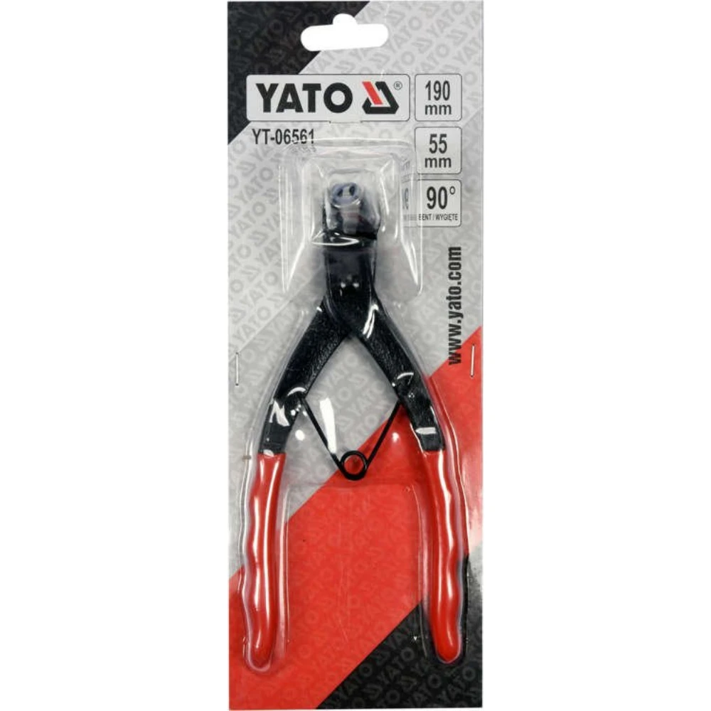 Зегер клещи за спирачни апарати YATO, 190/55 мм, 90° YATO EURO YT 06561