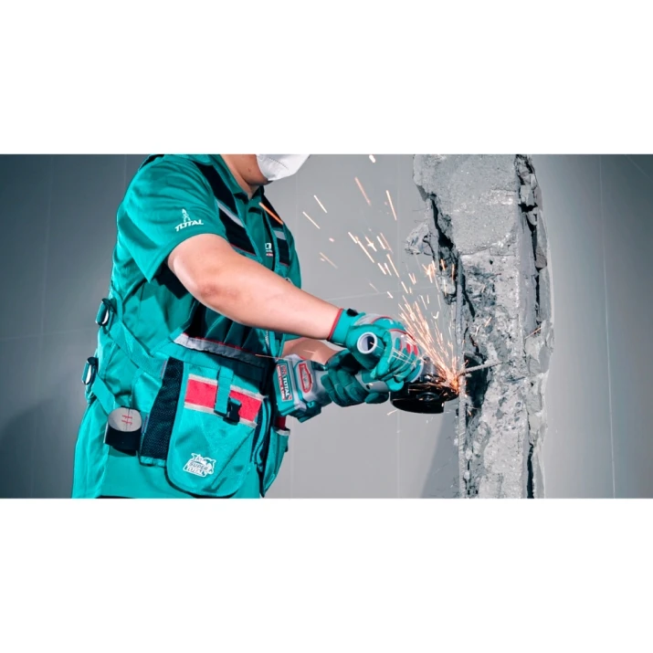 Акумулаторен безчетков ъглошлайф TOTAL TAGLI212027E, 20 V, Ф 125 мм, без батерия TOTAL TL IND TAGLI212027E
