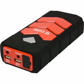 Компактна батерия за аварийно запалване YATO, 12 V, 9000 mAh, USB