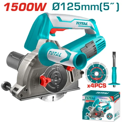 Фреза за канали TOTAL IND, Ф 125 мм, 1500 W